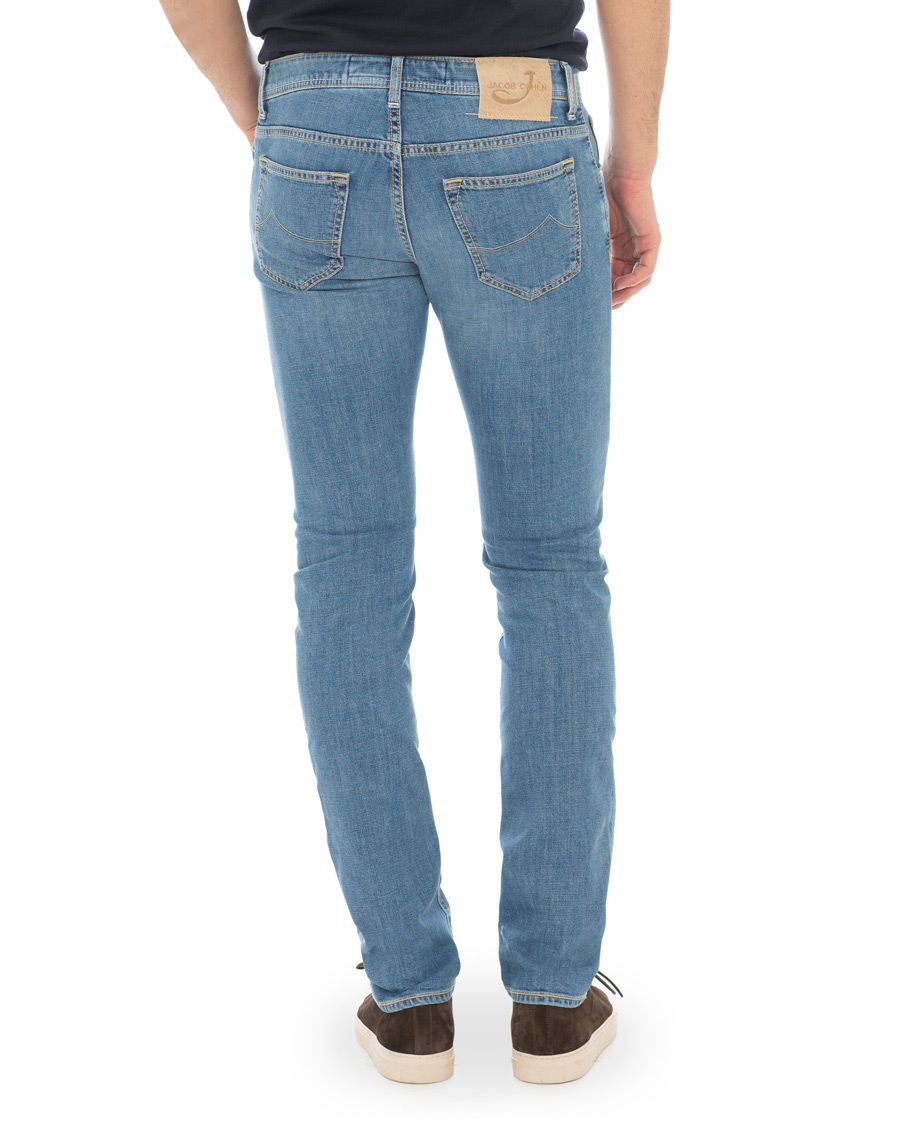 Homme | Jeans | Jacob Cohën | 622 Slim Fit Jeans Light Blue