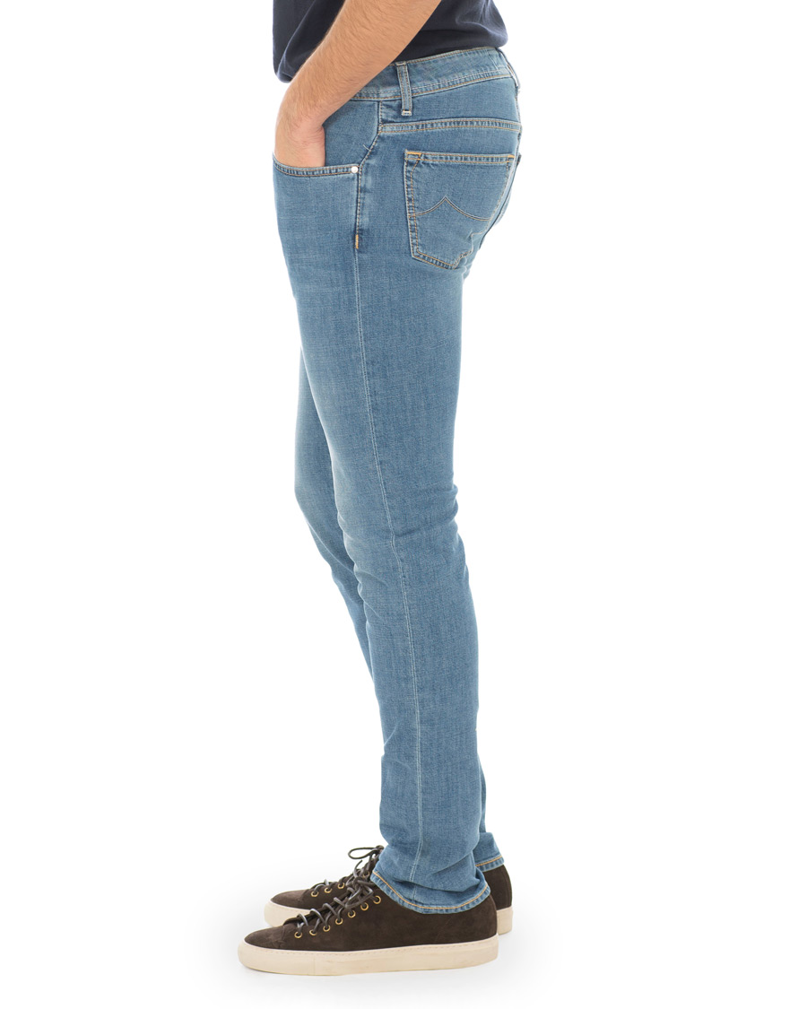 Homme | Jeans | Jacob Cohën | 622 Slim Fit Jeans Light Blue