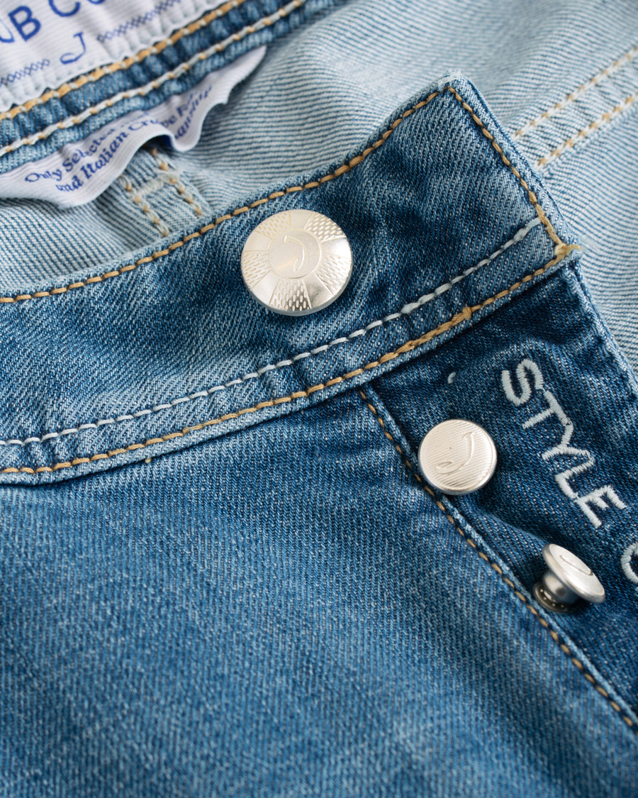 Homme | Jeans | Jacob Cohën | 622 Slim Fit Jeans Light Blue