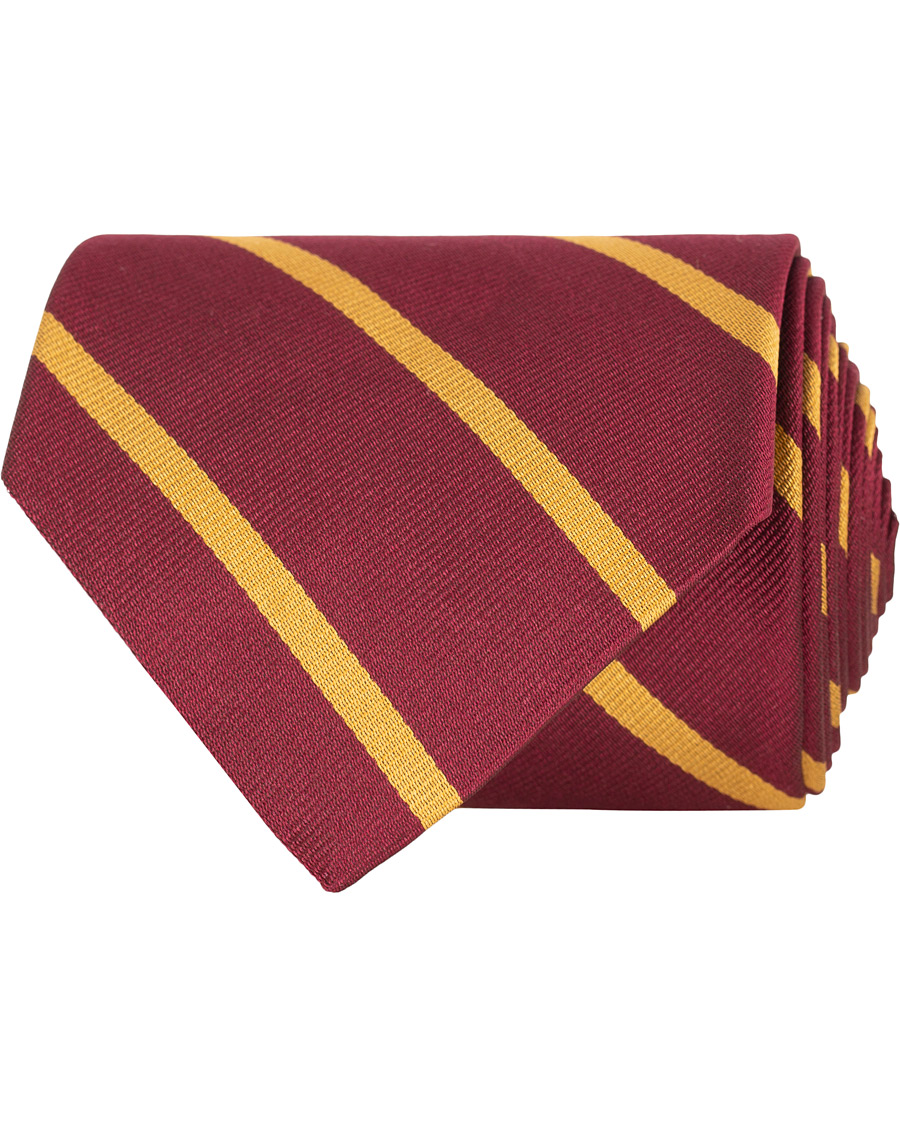 Homme | Brooks Brothers Striped Tie 8 cm Burgundy | Brooks Brothers | Striped Tie 8 cm Burgundy