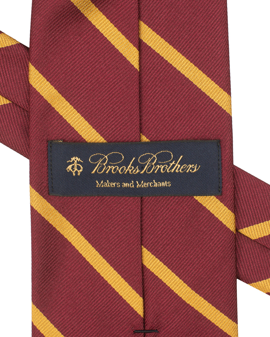 Homme | Brooks Brothers Striped Tie 8 cm Burgundy | Brooks Brothers | Striped Tie 8 cm Burgundy
