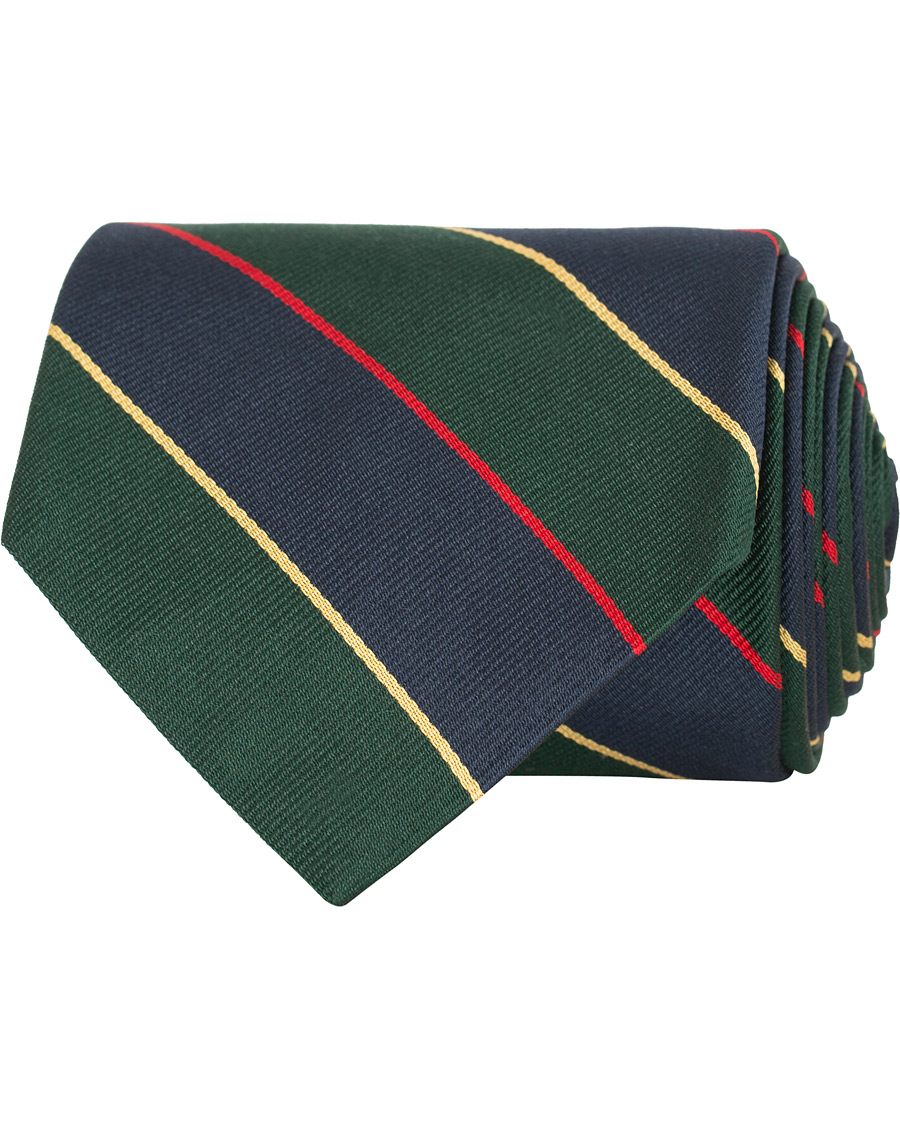 Homme | Brooks Brothers Striped Tie 8 cm Green | Brooks Brothers | Striped Tie 8 cm Green