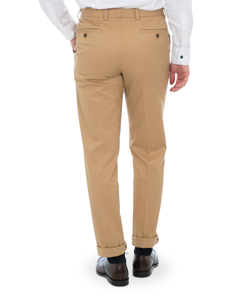 Heren | Broeken | Brooks Brothers | Milano Stretch Chino Khaki