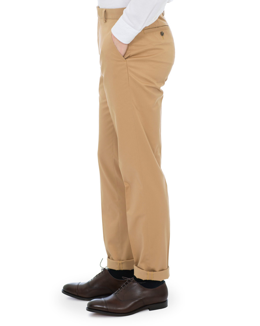 Heren | Broeken | Brooks Brothers | Milano Stretch Chino Khaki