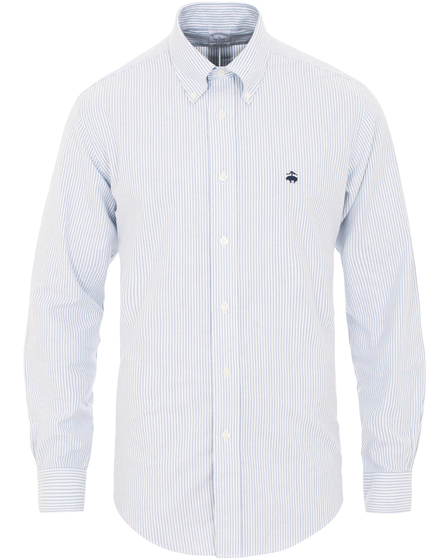 Homme | Chemises | Brooks Brothers | Regent Fit Non Iron Oxford Button Down Shirt Blue/White