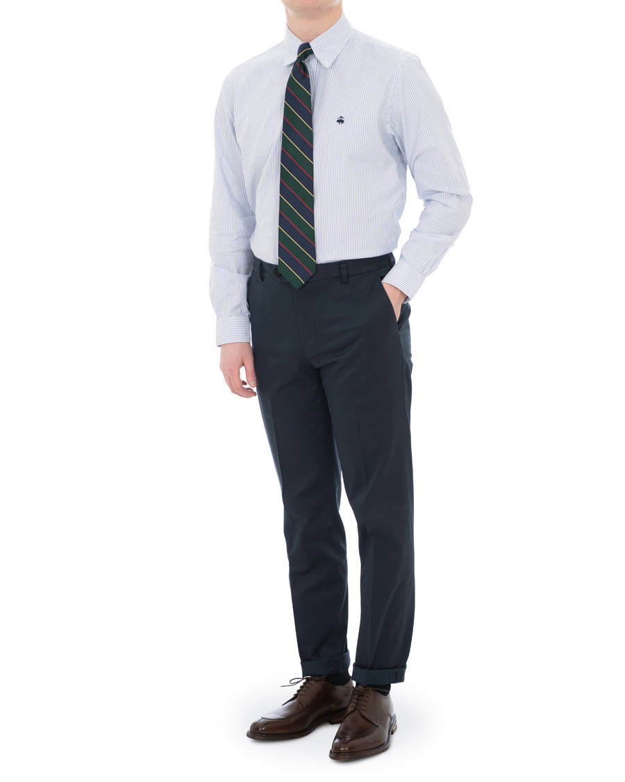 Homme | Chemises | Brooks Brothers | Regent Fit Non Iron Oxford Button Down Shirt Blue/White
