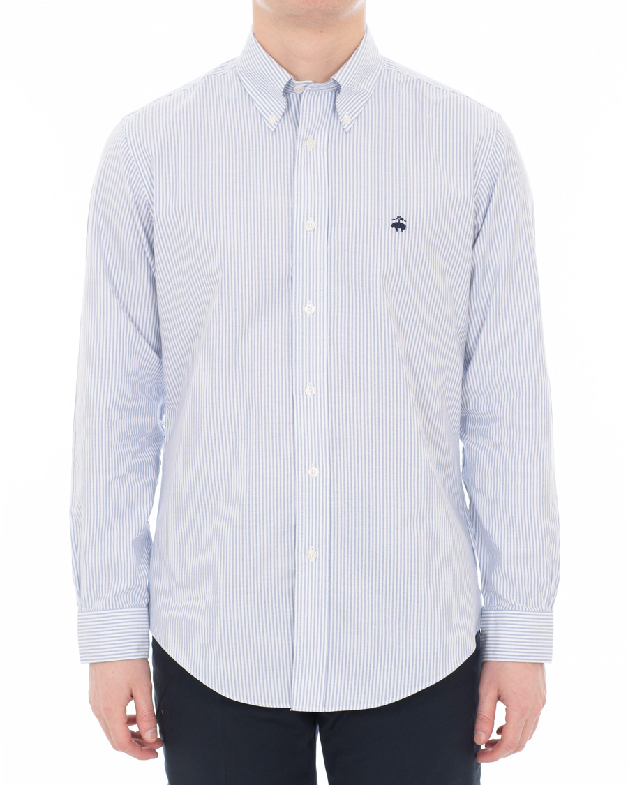 Homme | Chemises | Brooks Brothers | Regent Fit Non Iron Oxford Button Down Shirt Blue/White
