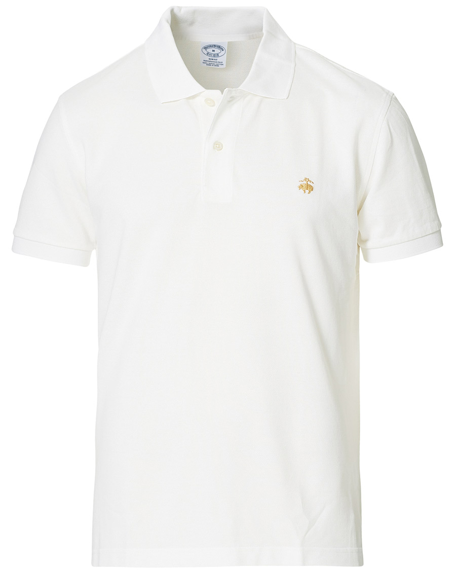 Homme | Polos | Brooks Brothers | Supima Cotton Polo White