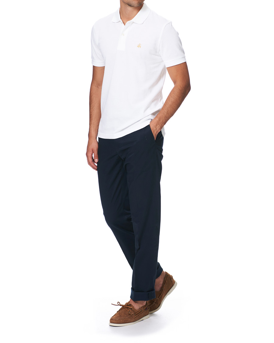 Homme | Polos | Brooks Brothers | Supima Cotton Polo White