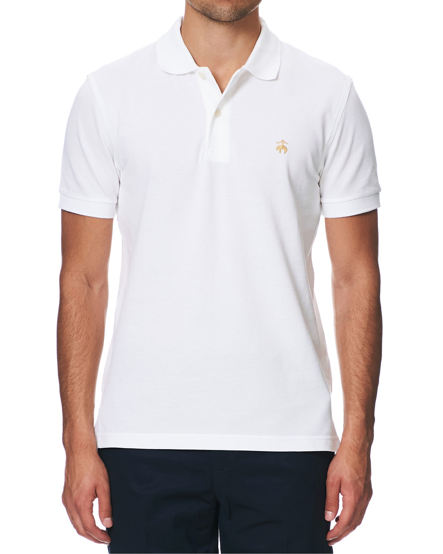 Homme | Polos | Brooks Brothers | Supima Cotton Polo White