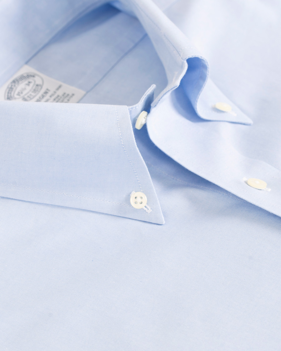 Heren | Overhemden | Brooks Brothers | Regent Fit Non Iron Pocket Shirt Light Blue