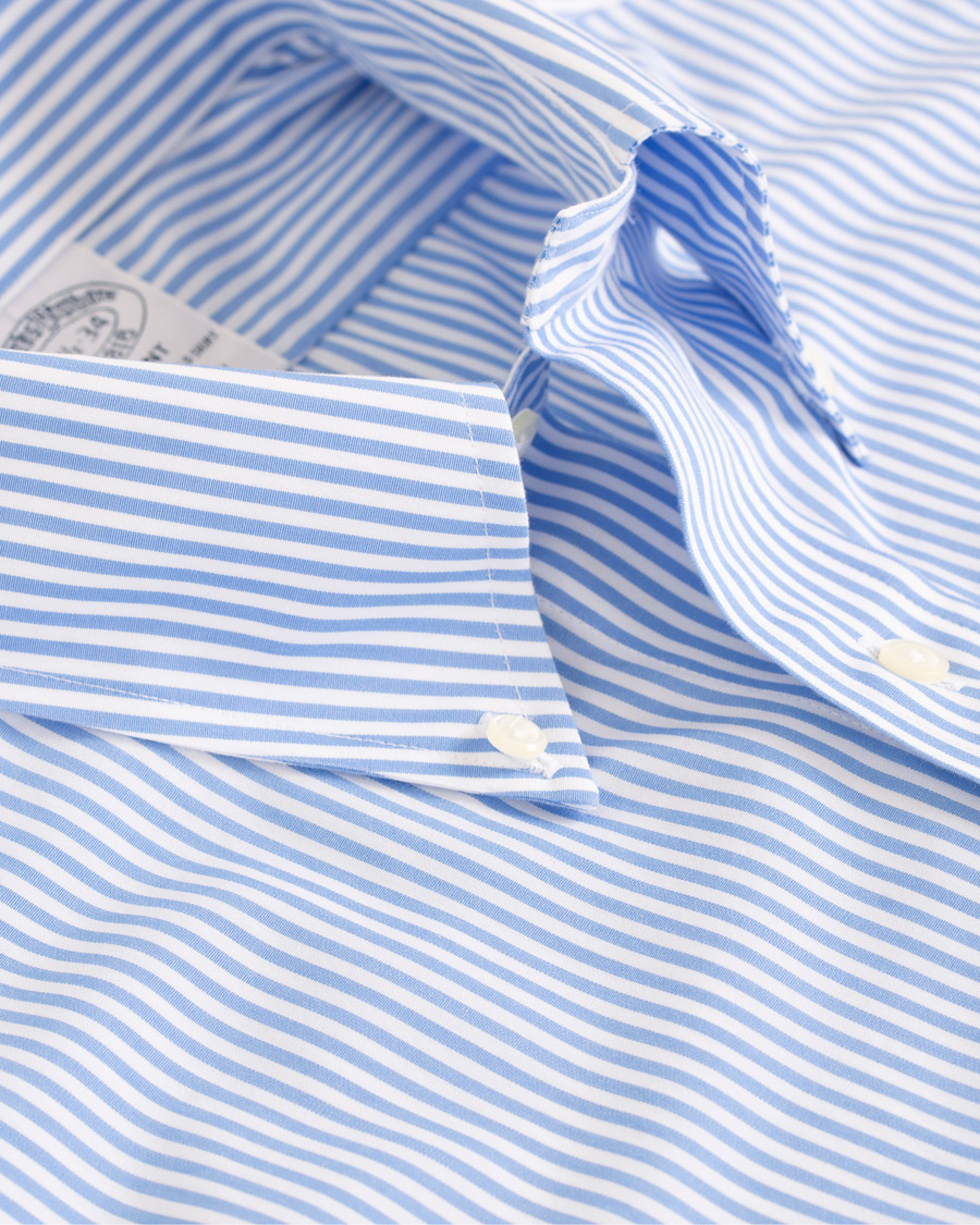 Homme | Chemises | Brooks Brothers | Regent Fit Non Iron Bengal Shirt Light Blue