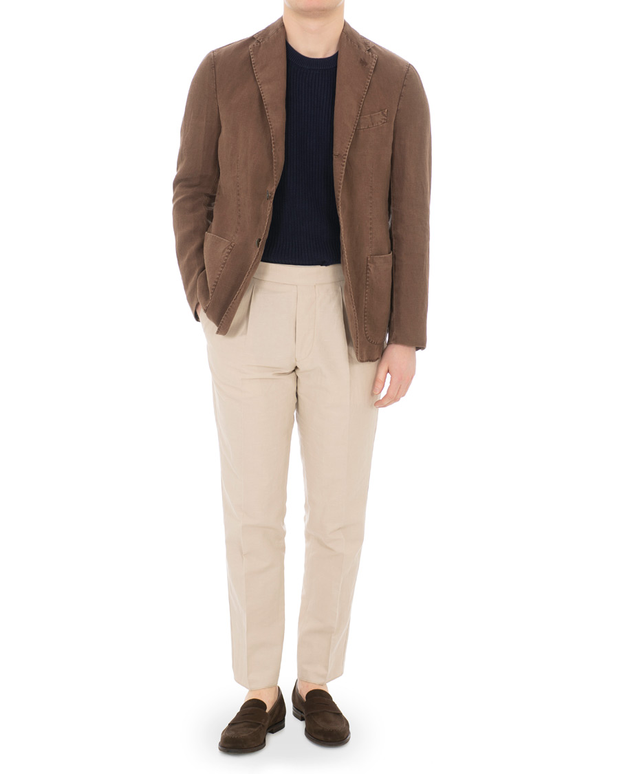 Homme | Blazers | The Gigi | Art Irish Linen Blazer Brown