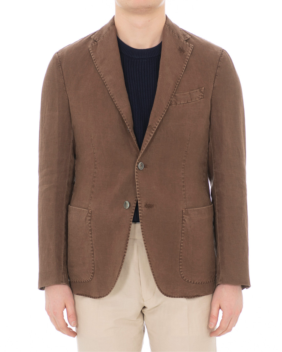Homme | Blazers | The Gigi | Art Irish Linen Blazer Brown