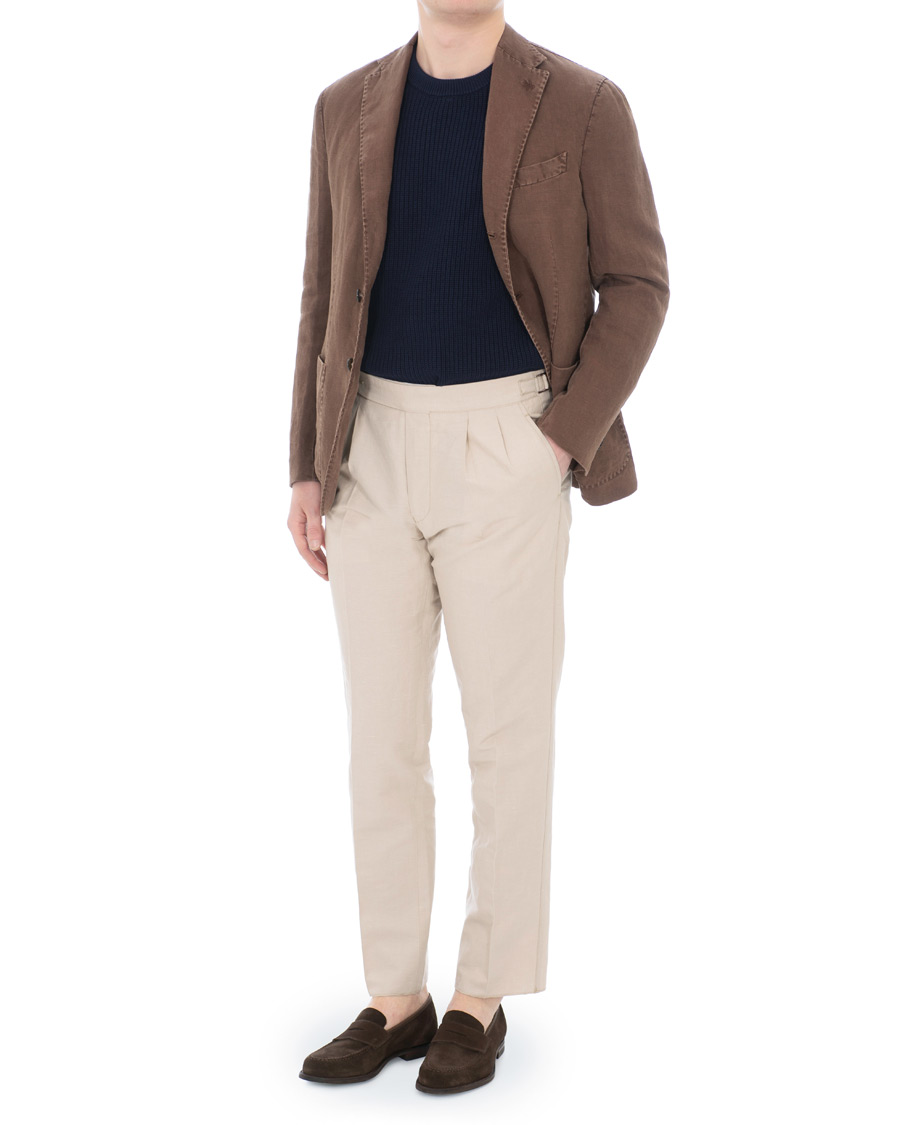 Heren | Broeken | The Gigi | Ciak Sartorial Trousers Beige