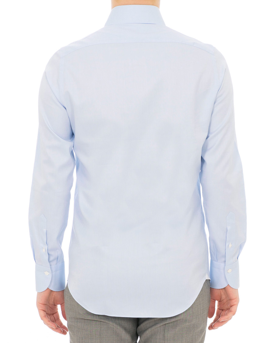 Homme | Chemises | Finamore Napoli | Milano Slim Fit Royal Oxford Shirt Light Blue