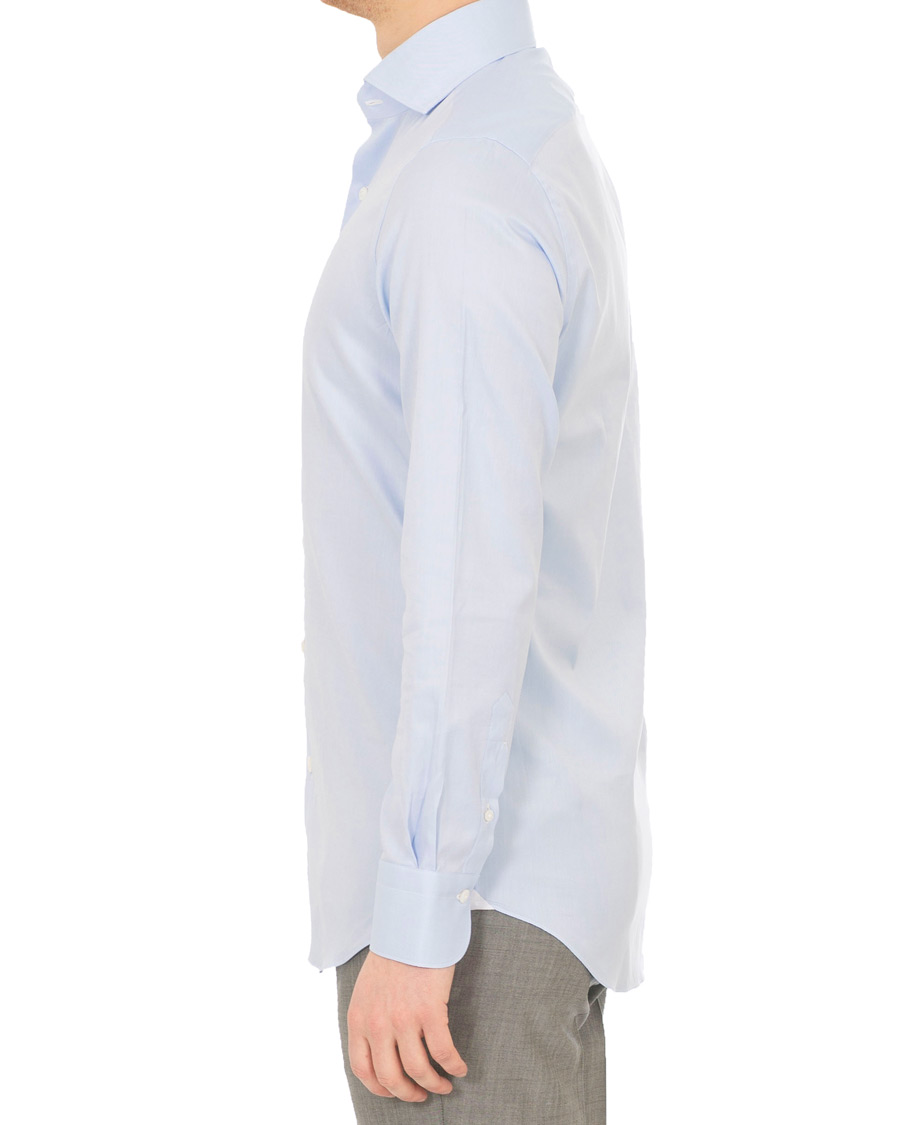 Homme | Chemises | Finamore Napoli | Milano Slim Fit Royal Oxford Shirt Light Blue