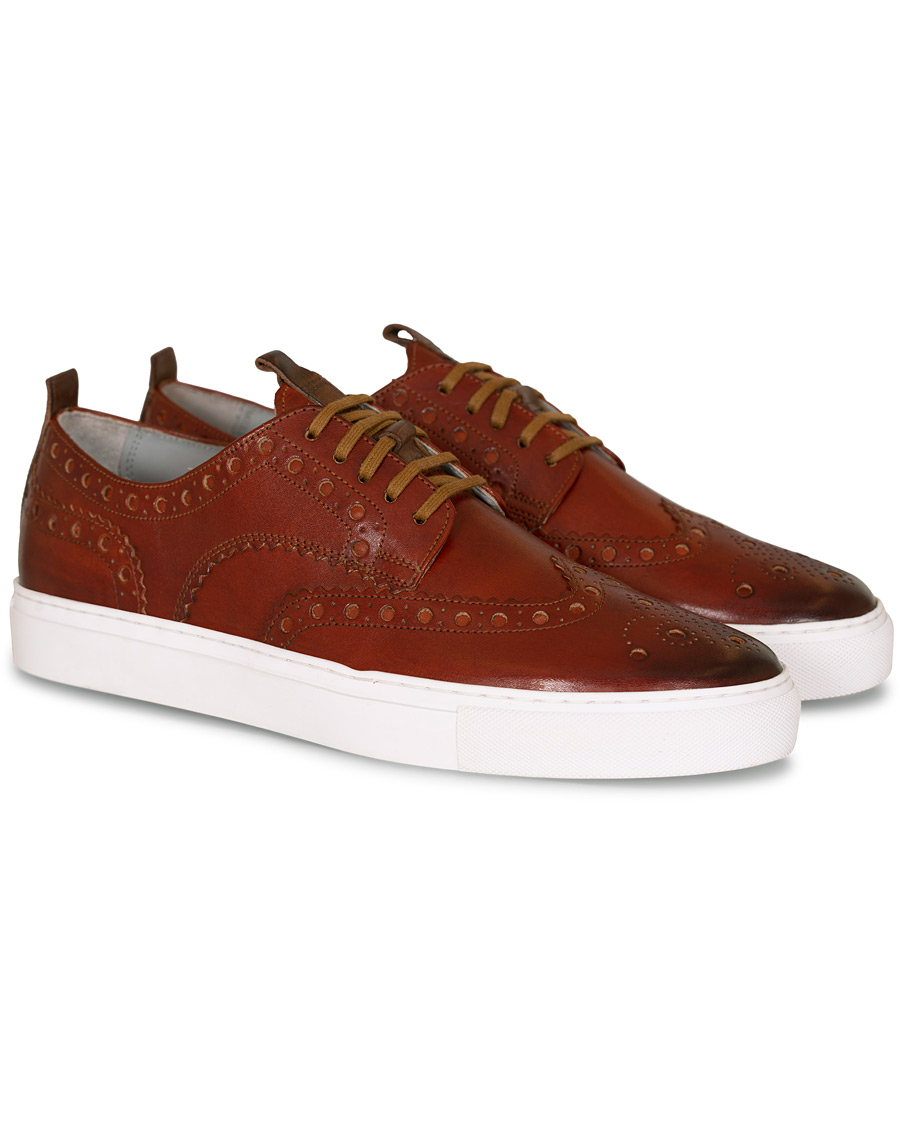 Homme | Grenson Sneaker 3 Hand Painted Tan | Grenson | Sneaker 3 Hand Painted Tan