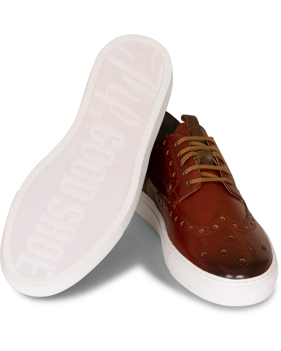 Homme | Grenson Sneaker 3 Hand Painted Tan | Grenson | Sneaker 3 Hand Painted Tan