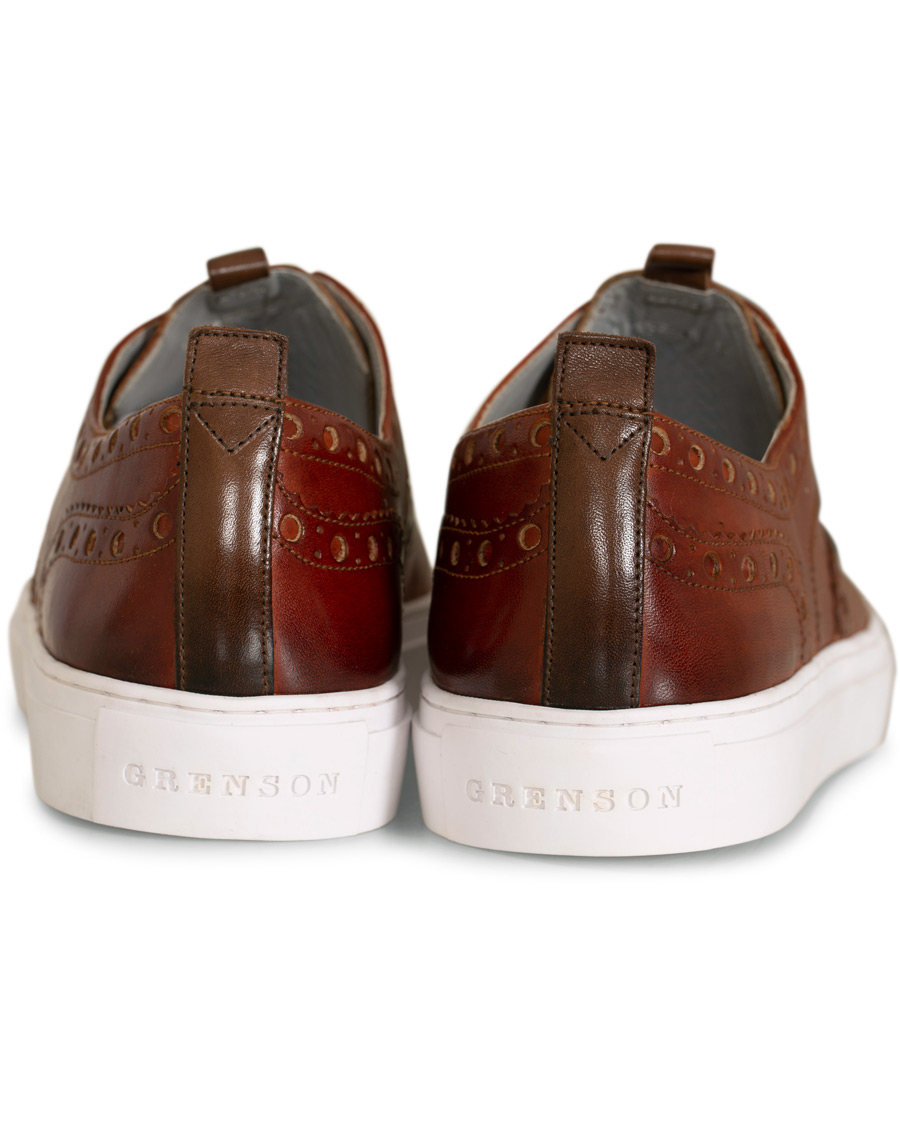 Homme | Grenson Sneaker 3 Hand Painted Tan | Grenson | Sneaker 3 Hand Painted Tan