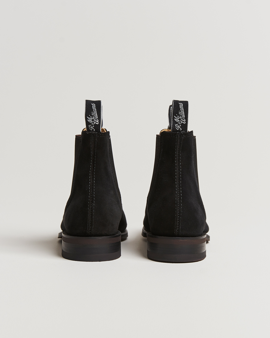 Heren | R.M.Williams Wentworth G Boot Black Suede | R.M.Williams | Wentworth G Boot Black Suede