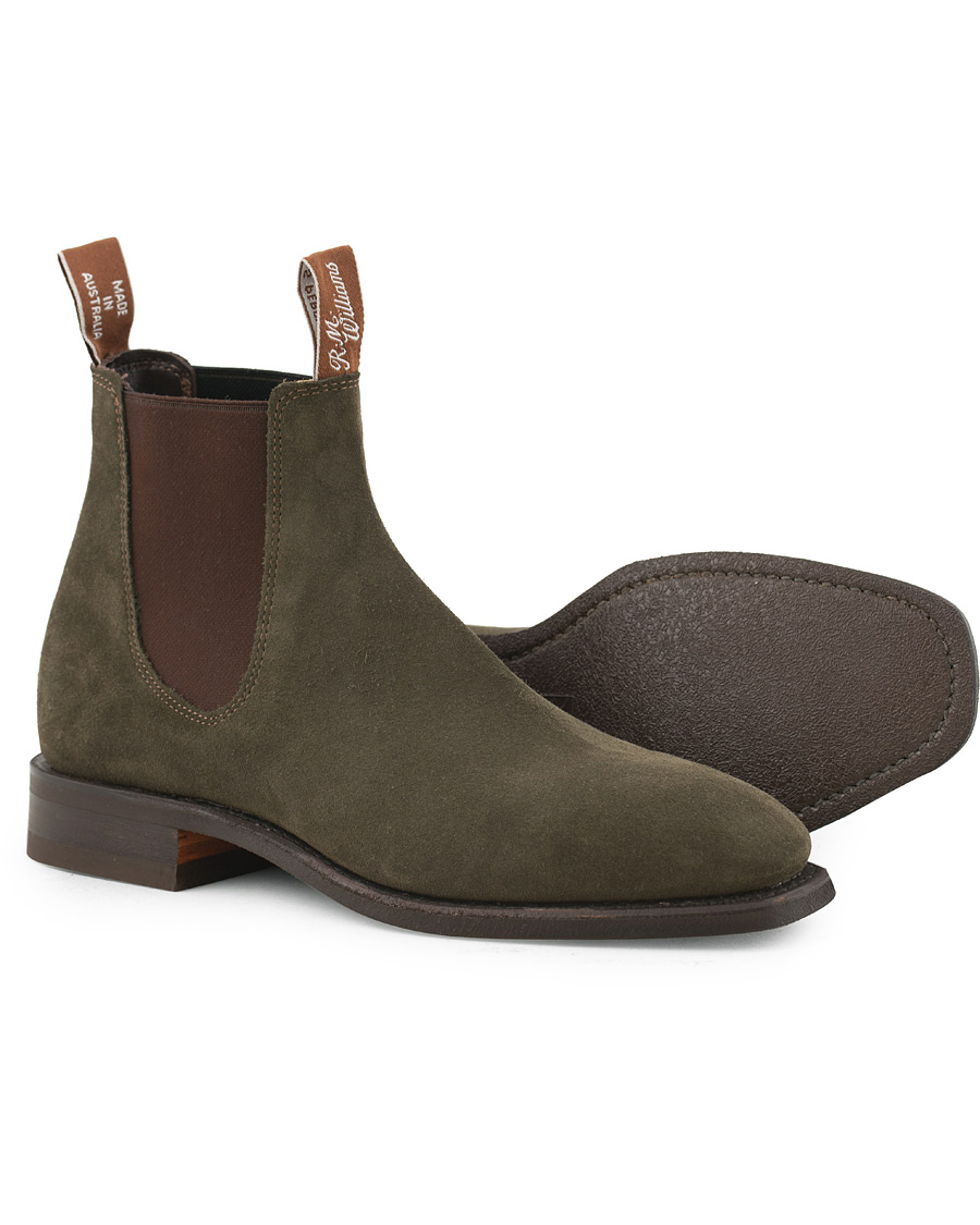 Homme | R.M.Williams Blaxland G Boot Khaki Suede | R.M.Williams | Blaxland G Boot Khaki Suede