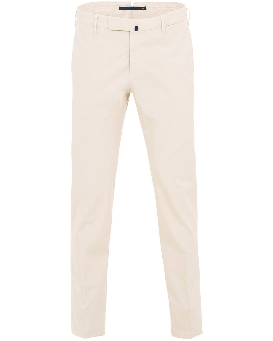 Homme | Pantalons | Incotex | Slim Fit Stretch Chinos Off White