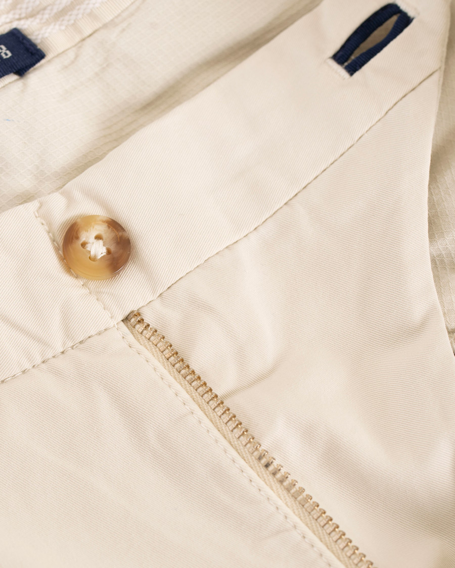 Homme | Pantalons | Incotex | Slim Fit Stretch Chinos Off White