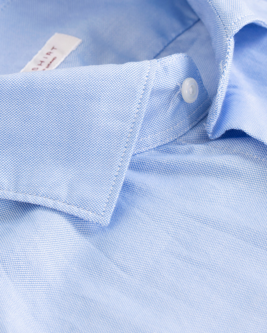 Heren | Overhemden | Glanshirt | Light Oxford Shirt Blue