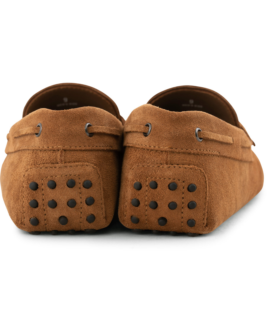 Homme | Tod's Laccetto Gommino Carshoe Tobacco Suede | Tod's | Laccetto Gommino Carshoe Tobacco Suede