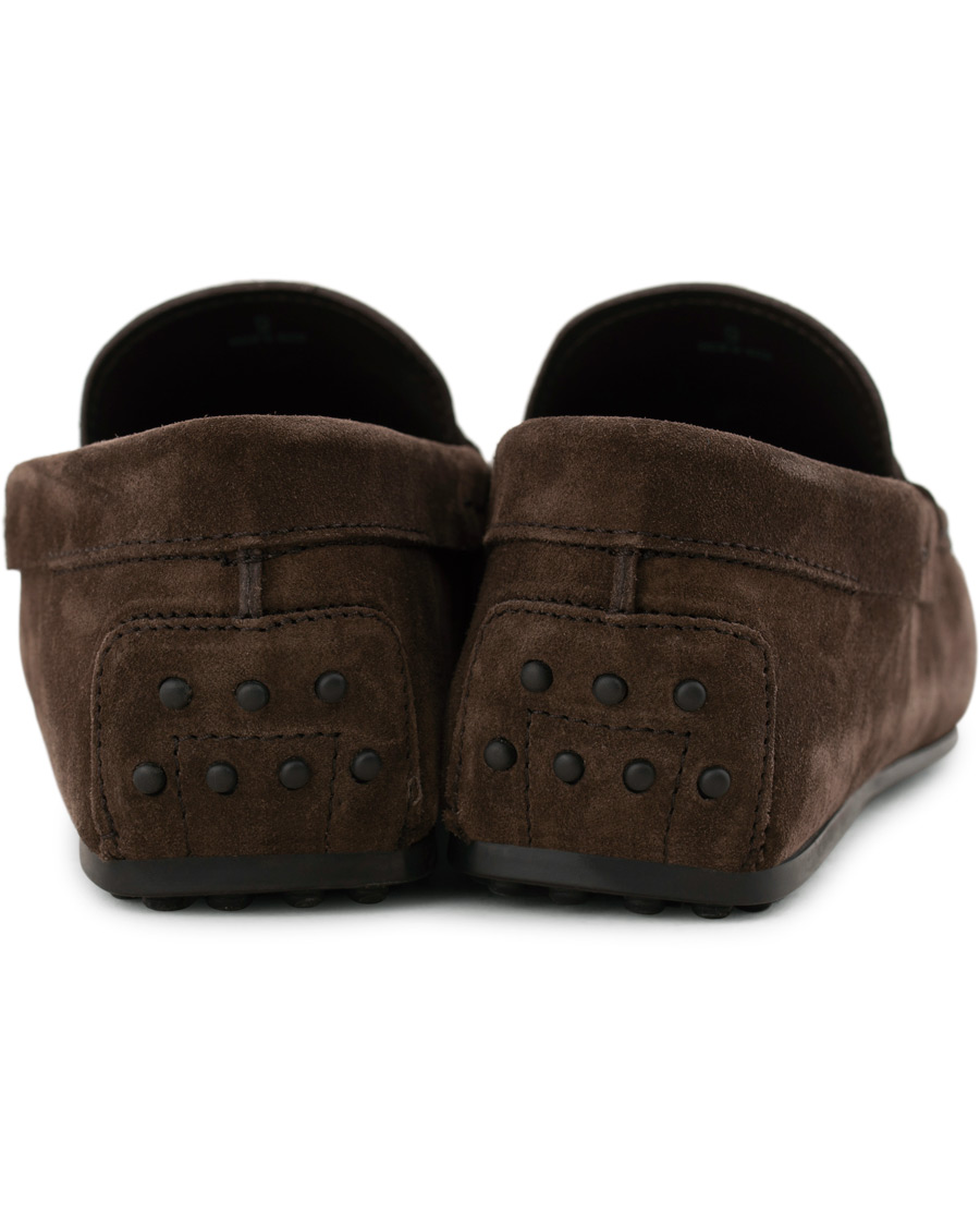 Homme | Tod's City Gommino Loafer Dark Brown Suede | Tod's | City Gommino Loafer Dark Brown Suede