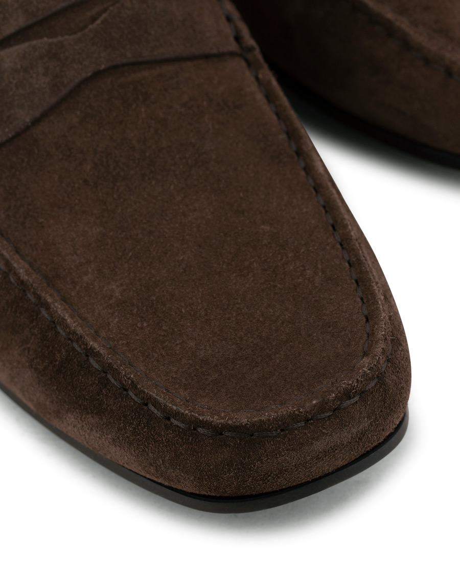 Homme | Tod's City Gommino Loafer Dark Brown Suede | Tod's | City Gommino Loafer Dark Brown Suede