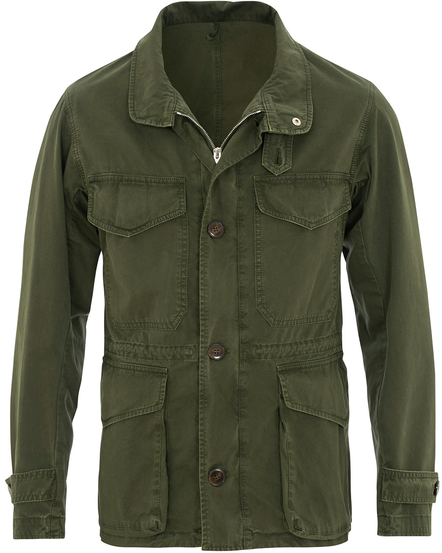 Homme | Manteaux Et Vestes | L.B.M. 1911 | Cotton Twill Field Jacket Military Green