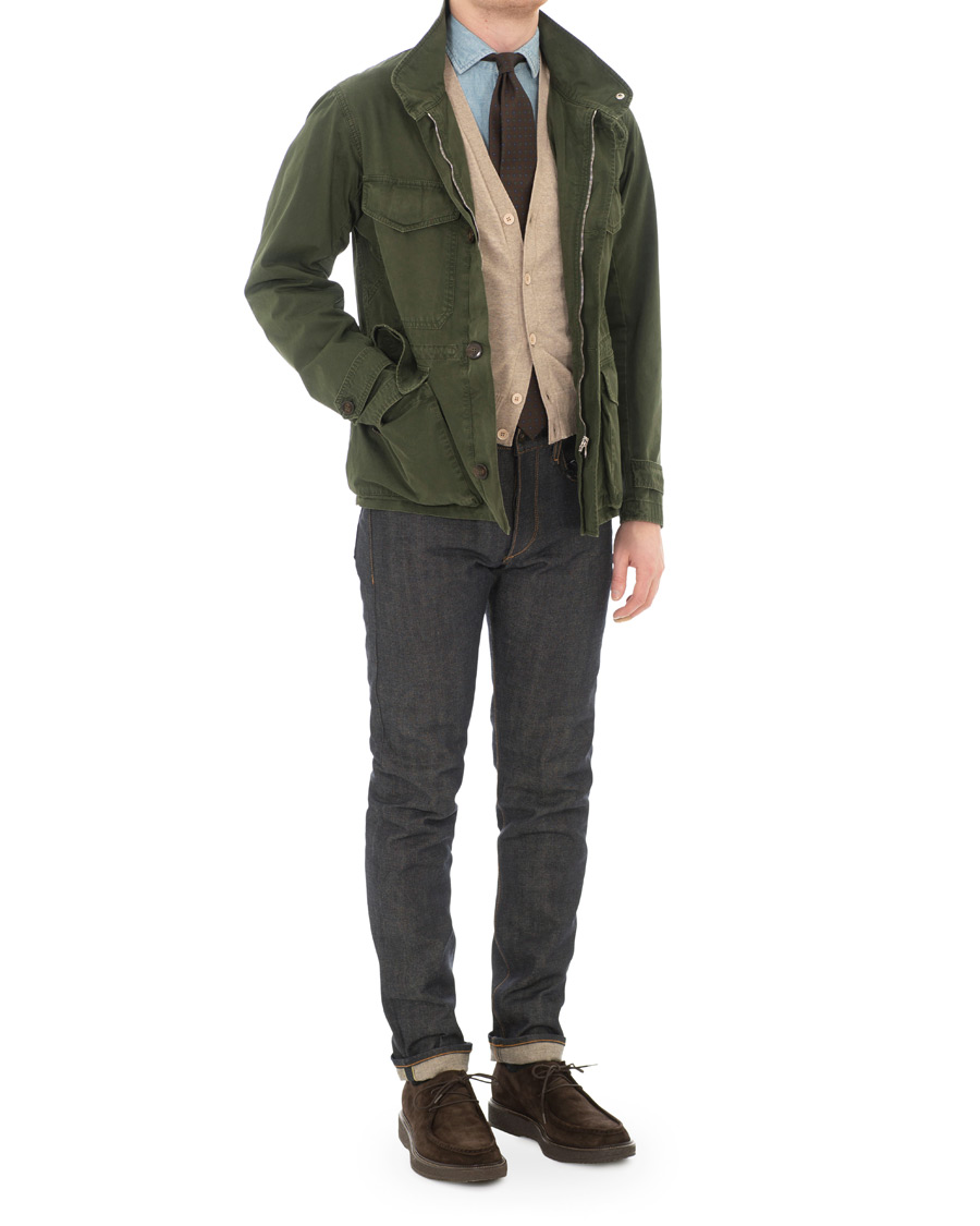 Homme | Manteaux Et Vestes | L.B.M. 1911 | Cotton Twill Field Jacket Military Green