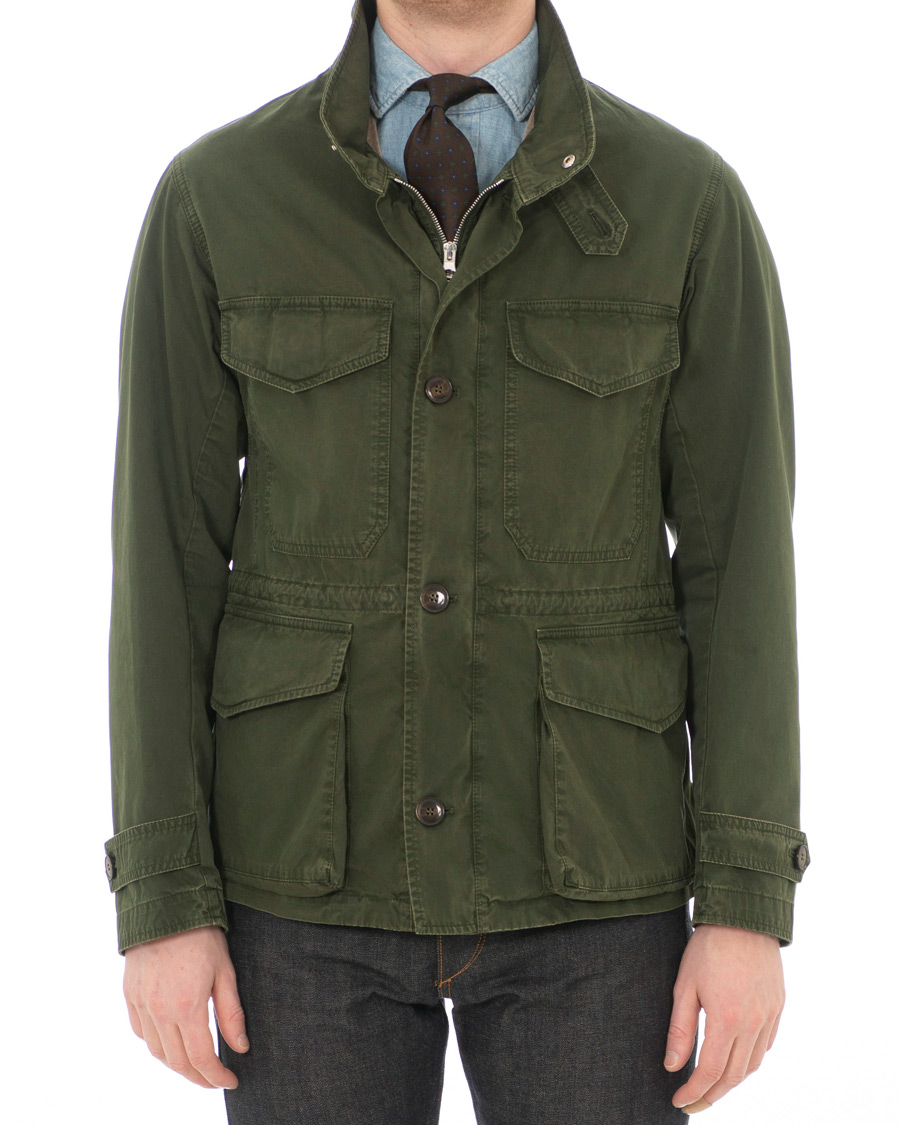 Homme | Manteaux Et Vestes | L.B.M. 1911 | Cotton Twill Field Jacket Military Green