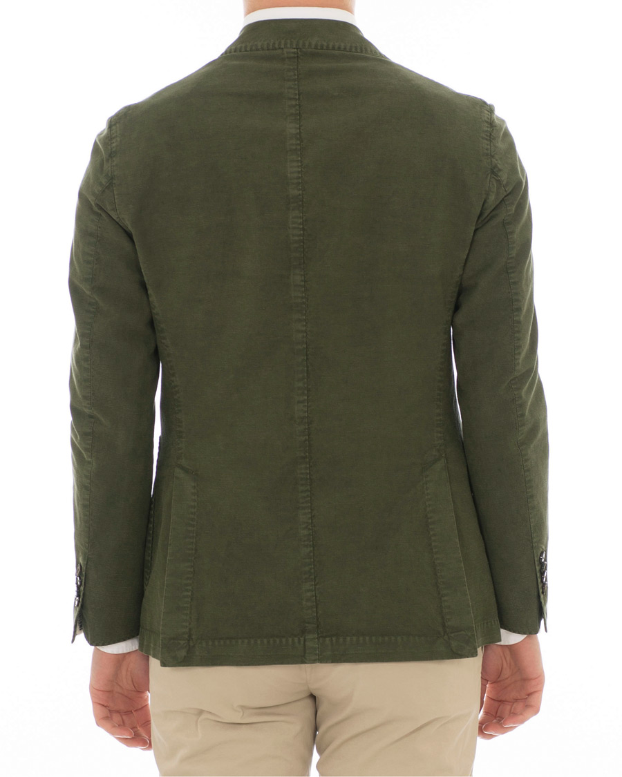Homme | Blazers | L.B.M. 1911 | Jack Regular Fit Linen Blazer Military Green
