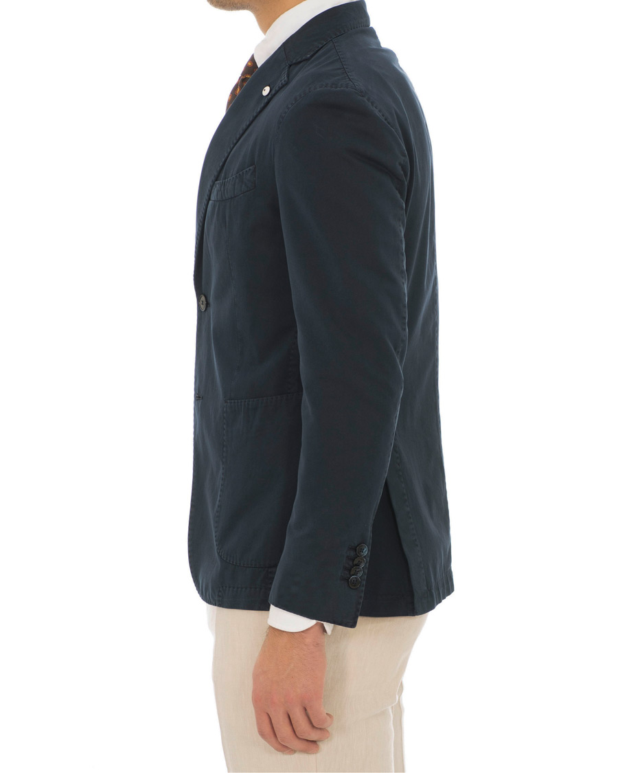 Homme | Blazers | L.B.M. 1911 | Jack Regular Fit Cotton Stretch Blazer Navy