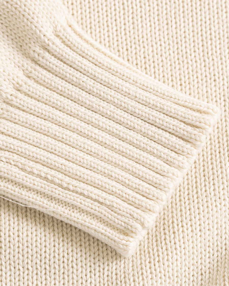 Homme | Pulls Et Tricots | Drake's | Cotton Crew Neck Knit White
