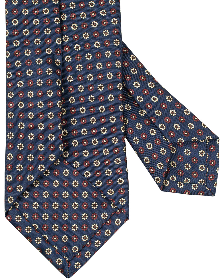Homme | Drake's MTO Silk 8 cm Tie Navy | Drake's | MTO Silk 8 cm Tie Navy