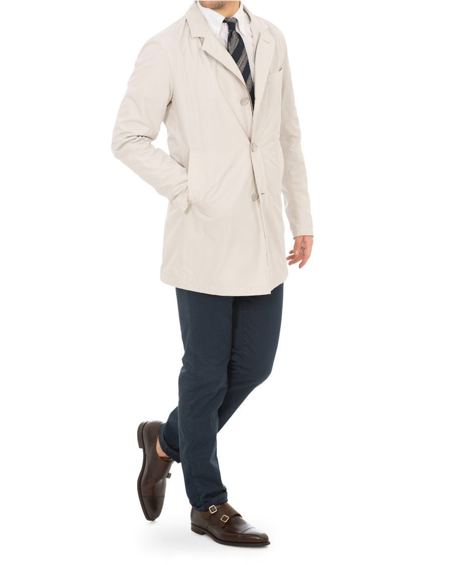 Homme | Manteaux Et Vestes | Herno | Byron Nylon Carcoat Sand