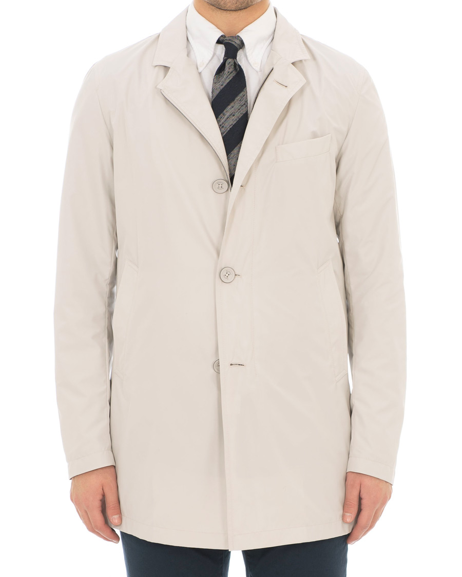 Homme | Manteaux Et Vestes | Herno | Byron Nylon Carcoat Sand