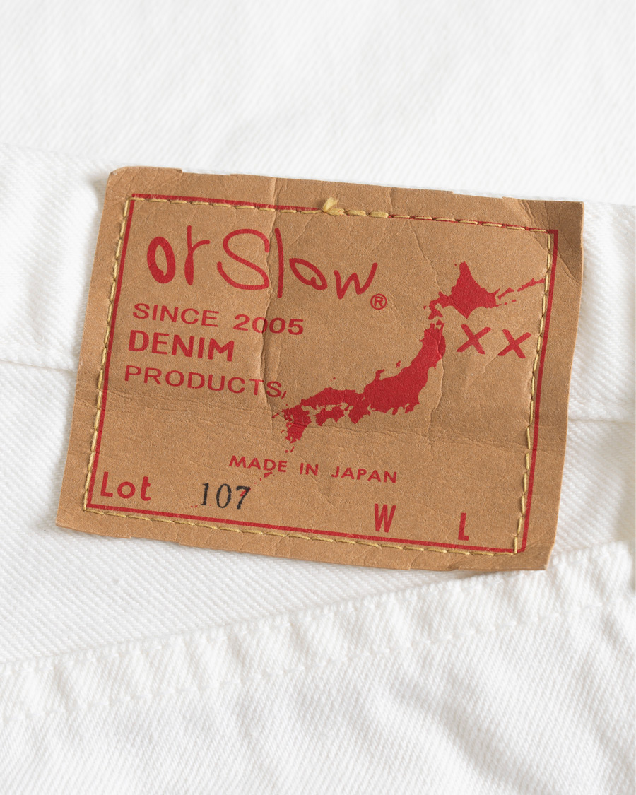 Homme | Jeans | orSlow | Tapered Fit 107 Jeans White