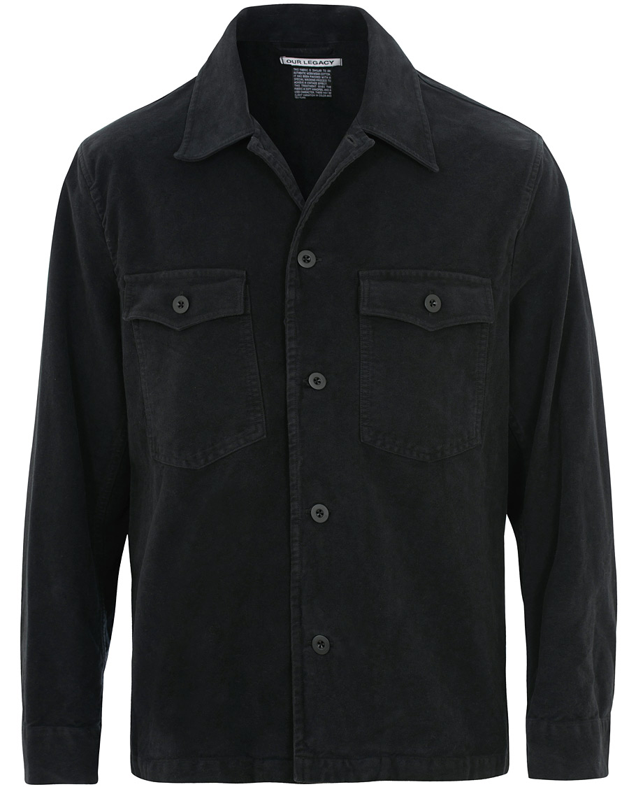 Homme | Manteaux Et Vestes | Our Legacy | Moleskin Evening Coach Jacket Blue/Black
