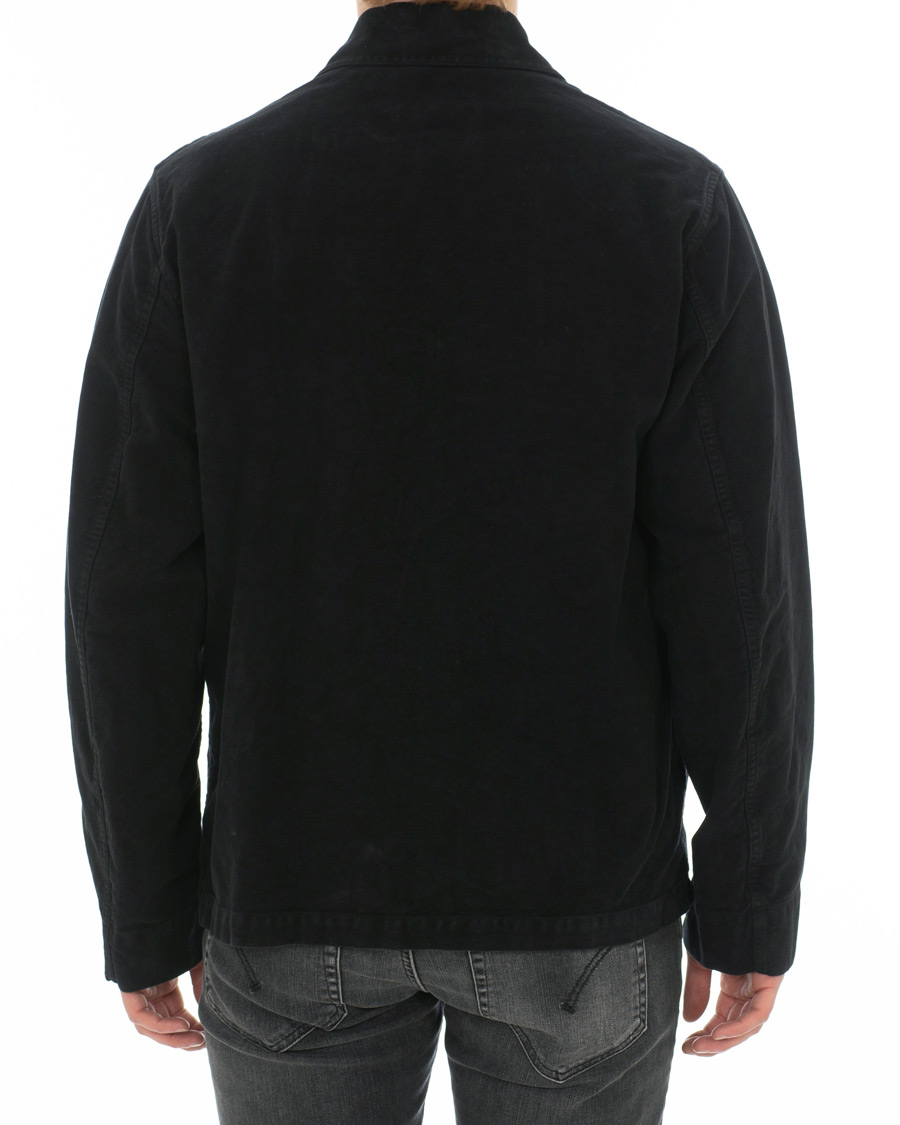 Homme | Manteaux Et Vestes | Our Legacy | Moleskin Evening Coach Jacket Blue/Black