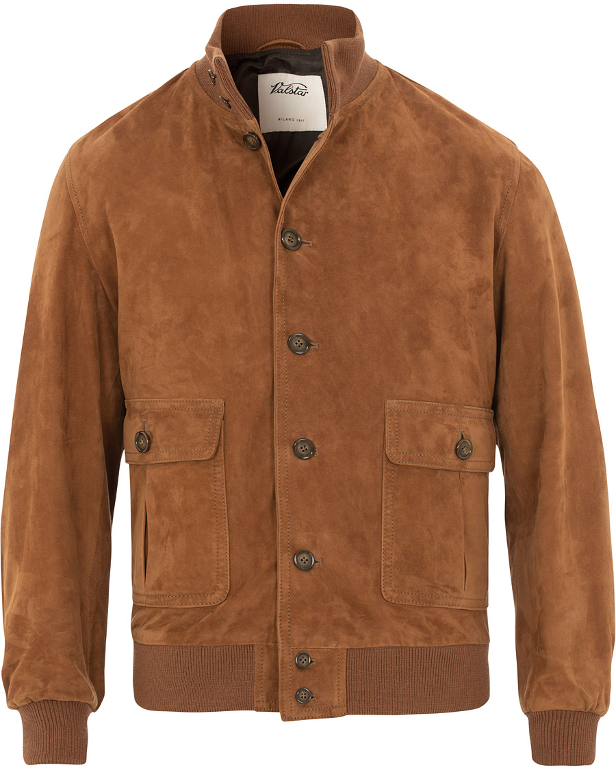 Homme | Manteaux Et Vestes | Valstar | Valstarino Suede Jacket Brown