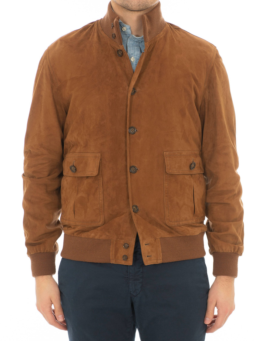 Homme | Manteaux Et Vestes | Valstar | Valstarino Suede Jacket Brown