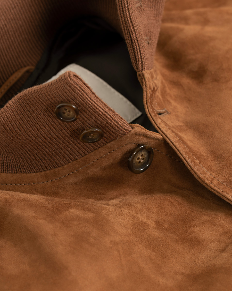 Homme | Manteaux Et Vestes | Valstar | Valstarino Suede Jacket Brown