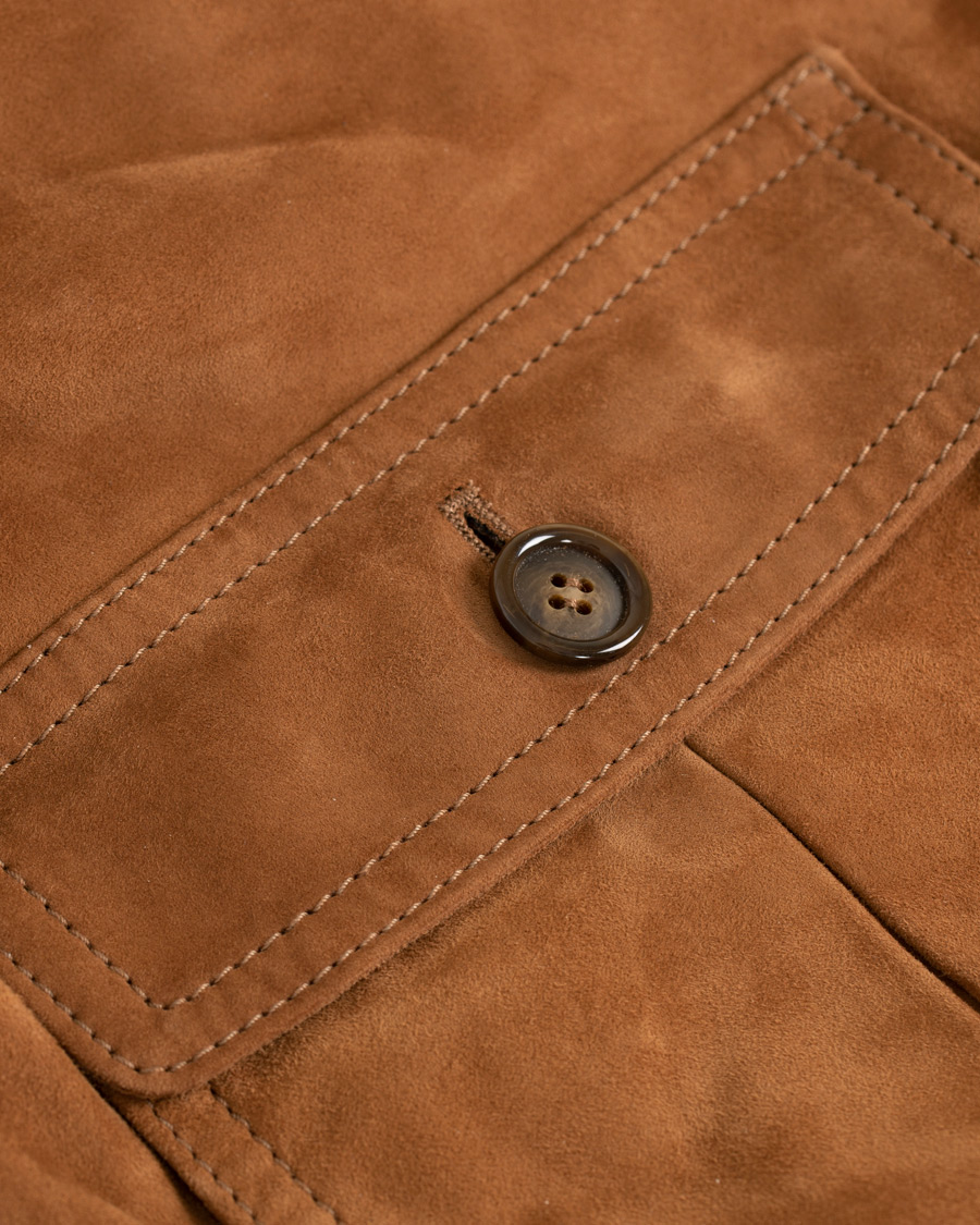 Homme | Manteaux Et Vestes | Valstar | Valstarino Suede Jacket Brown