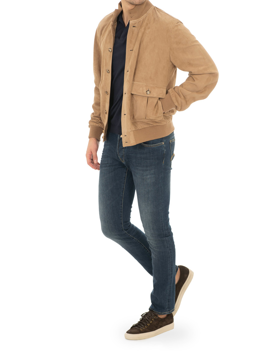 Homme | Manteaux Et Vestes | Valstar | Valstarino Suede Jacket Light Brown