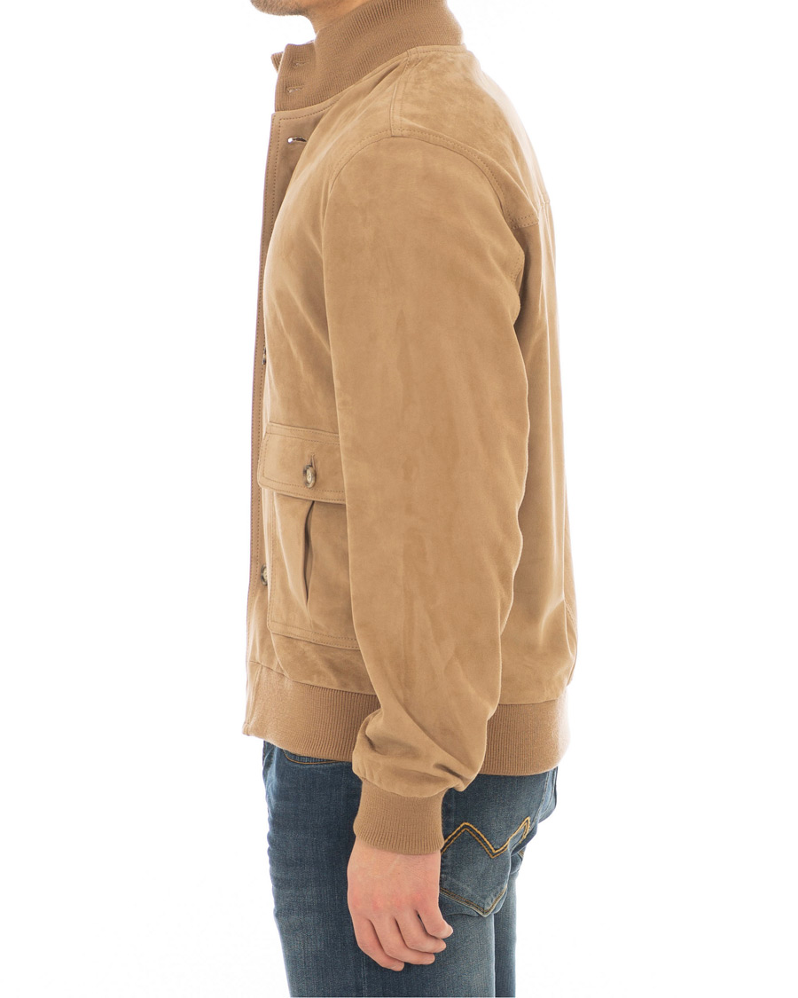 Homme | Manteaux Et Vestes | Valstar | Valstarino Suede Jacket Light Brown